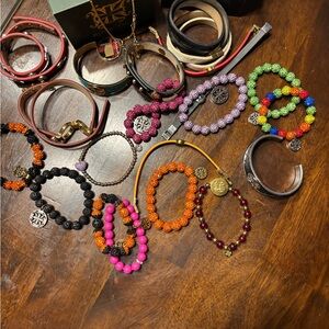Rustic Cuff Colorful Beaded Bracelets Collection